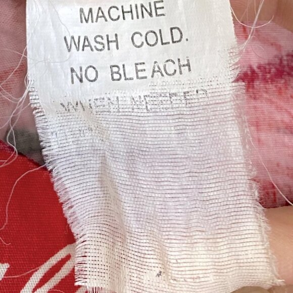 Vintage Alm Fashions Hawaii Red Tropical  Short Floral Mumu Dress L - Picture 4 of 14